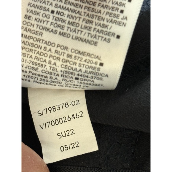 Athleta Savannah Black V Neck Wide Leg Jumpsuit Size 4 Stretch Athleisure - Picture 14 of 16